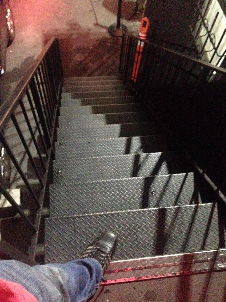 The 12 Steps to The Comedy Store's Belly Room, only 12 steps most comics have completed.